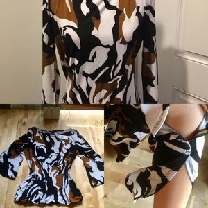 The Perfect Fit Zebra Blouse from Belk